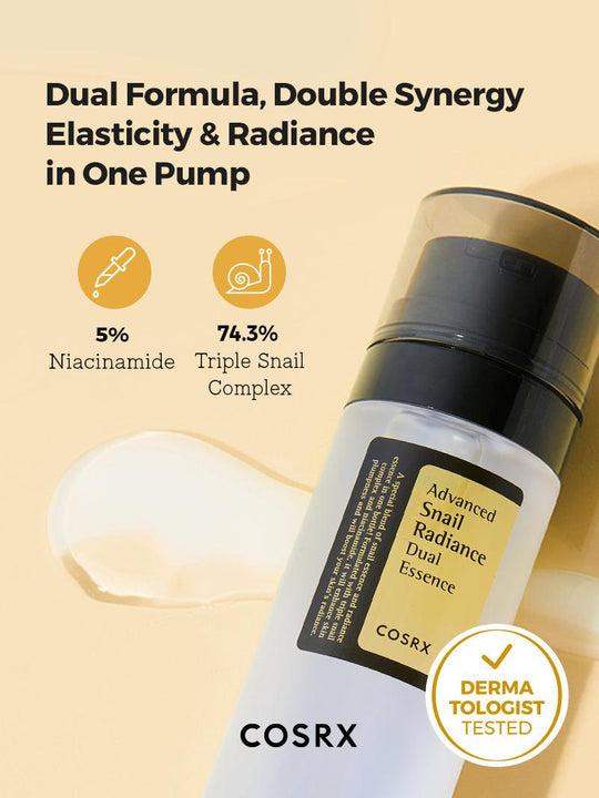 Cosrx - Advanced Snail Radiance Dual Essence 80 ml